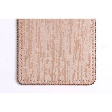 Orsina Knightsbridge Square Coasters – Pink Faux Pearl Edge Set of 4