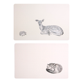 Orsina Effy Reversible Mini Forest Placemats and Coasters – Set of 2