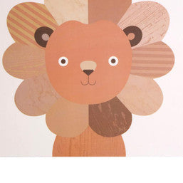 Orsina Effy Lion Placemat and Coaster Set – 2-Piece Table Decor