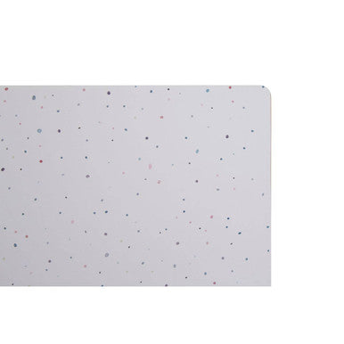 Orsina Speckle White Placemats – Set of 4 Rectangular Table Protectors