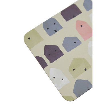 Orsina Calcot Square Drink Coasters – 4Pc Set Wild Cottage Design