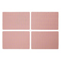 Orsina Pink Placemats – Set of 4 Art Deco Metallic Table Protectors