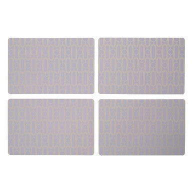 Orsina Lilac Placemats – Set of 4 Heat-Resistant Frosted Deco Mats