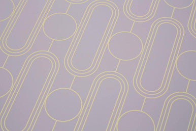 Orsina Lilac Placemats – Set of 4 Heat-Resistant Frosted Deco Mats