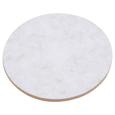 Orsina Mimo Marble Effect Cork Coasters with Gold Foil Edges - 6pc