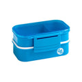 Orsina Blue 2-Tier Lunch Box with Cutlery – Portable Bento Container