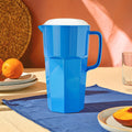 Orsina Blue Plastic Water Pitcher – 2000ml Spill-Resistant Jug