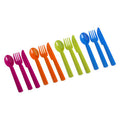 Orsina Adisa 12-Piece Assorted Cutlery Set | Colorful Kitchen Flatware