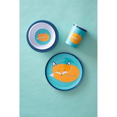 Orsina Mimo Kids Felix Fox Dinner Set | 3-Piece Woodland Tableware