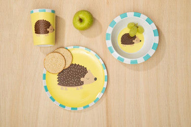 Orsina Mimo Kids Harry Hedgehog Dinner Set | 3-Piece Toddler Tableware