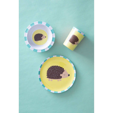 Orsina Mimo Kids Harry Hedgehog Dinner Set | 3-Piece Toddler Tableware