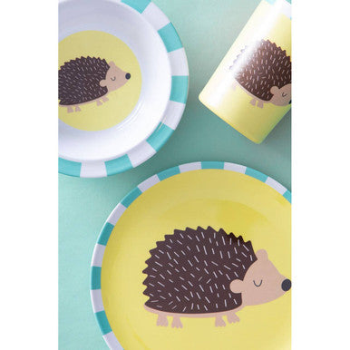 Orsina Mimo Kids Harry Hedgehog Dinner Set | 3-Piece Toddler Tableware