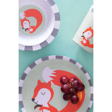 Orsina Mimo Kids Susie Squirrel Dinner Set | 3-Piece Toddler Tableware