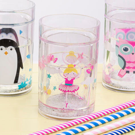 Orsina Bella Ballerina Kids Drinking Cup – 200ml Glitter Tumbler