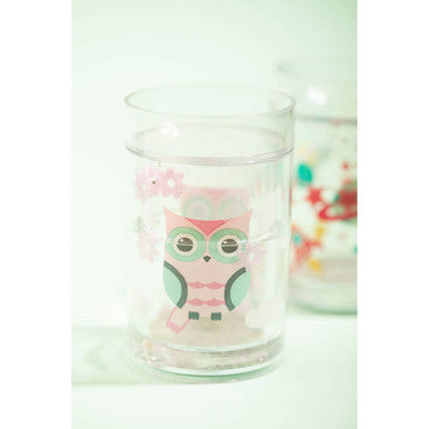 Orsina Kids Owl Drinking Cup – 200ml Glitter Tumbler for Toddlers