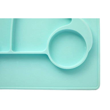 Orsina Kai Silicone Divided Car Food Plate | Toddler Feeding Dish