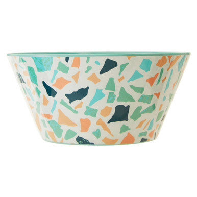Orsina Mimo Terrazzo Bowl – Pastel Green Modern Cereal & Salad Bowl