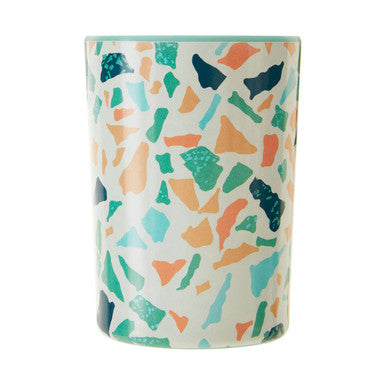 Orsina Mimo Terrazzo Tumbler – Stackable Green and White Drinkware