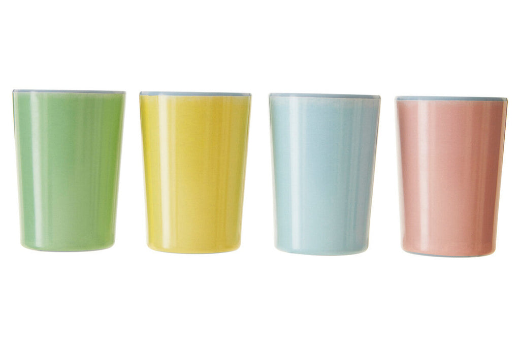 Orsina Mimo Arch Melamine Tumbler Set of 4 – Stackable Outdoor Cups