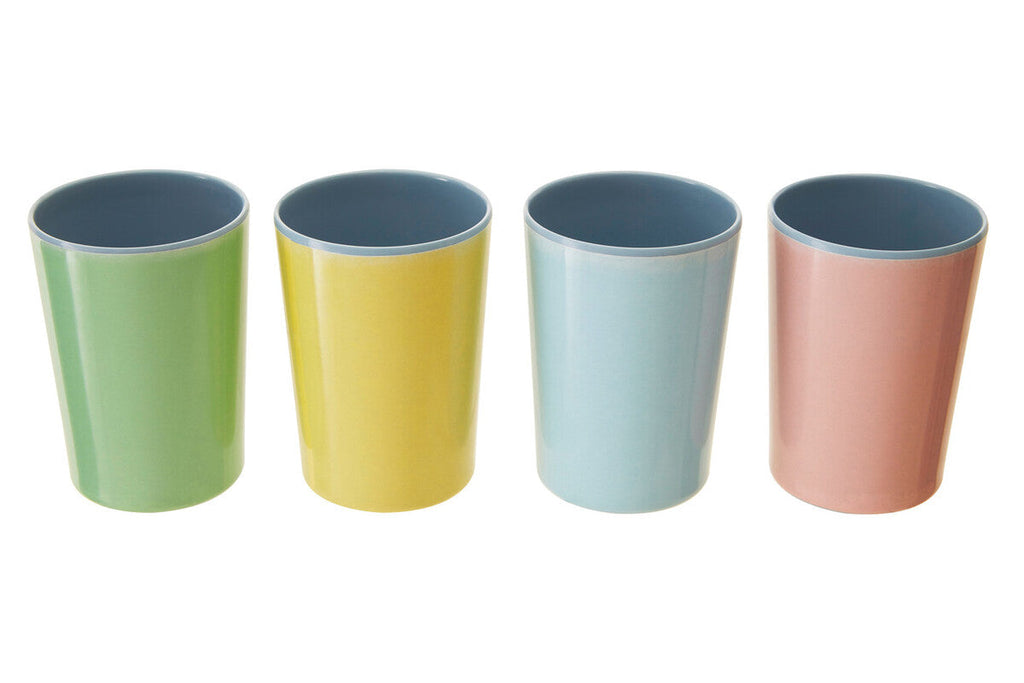 Orsina Mimo Arch Melamine Tumbler Set of 4 – Stackable Outdoor Cups