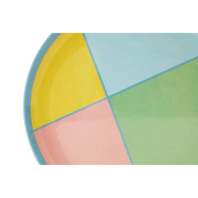 Orsina Mimo Melamine Dinner Plates – Set of 4 Modern Pastel Tableware