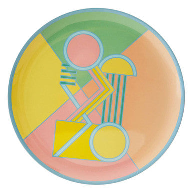 Orsina Mimo Miami Arch Round Melamine Serving Tray – Pastel Design