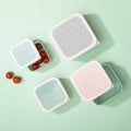 Orsina Frosted Deco Snack Boxes – Set of 4 Pastel Food Storage Containers