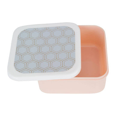 Orsina Frosted Deco Snack Boxes – Set of 4 Pastel Food Storage Containers