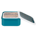 Mimo Animal Print Lunch Boxes | Set of 4 Stackable Food Containers