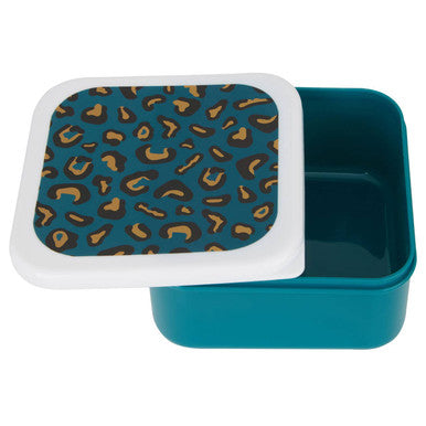 Mimo Animal Print Lunch Boxes | Set of 4 Stackable Food Containers