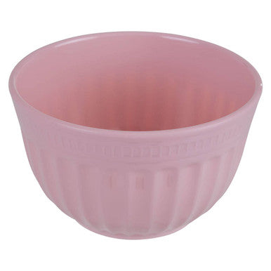 Orsina Alden Large Pink Melamine Mixing Bowl – Fluted Kitchen Prep