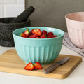 Orsina Alden Large Green Melamine Mixing Bowl – Fluted Kitchenware