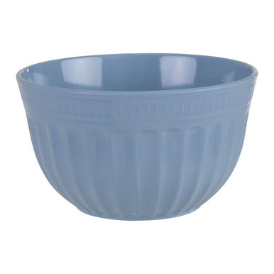 Orsina Alden Large Blue Melamine Mixing Bowl – Fluted Kitchenware