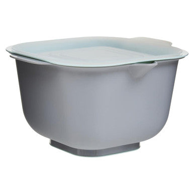 Orsina Grub Tub Bowl with Colander and Lid – 3-Piece Nesting Set
