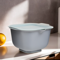 Orsina Grub Tub Bowl with Colander and Lid – 3-Piece Nesting Set