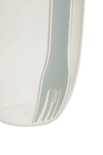 Orsina Grub Tub Salad Cup with Dressing Pot and Fork - Portable Container