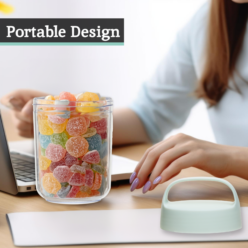 Orsina Grub Tub 2 Compartment Snack Pot – Airtight Portable Container