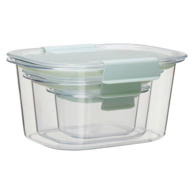 Orsina Airtight Food Storage Containers – Nesting Set of 3 Stackable Tubs