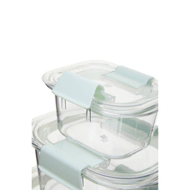 Orsina Airtight Food Storage Containers – Nesting Set of 3 Stackable Tubs