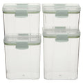 Orsina Food Storage Containers – 4-Piece Airtight Stackable Grub Tub Set