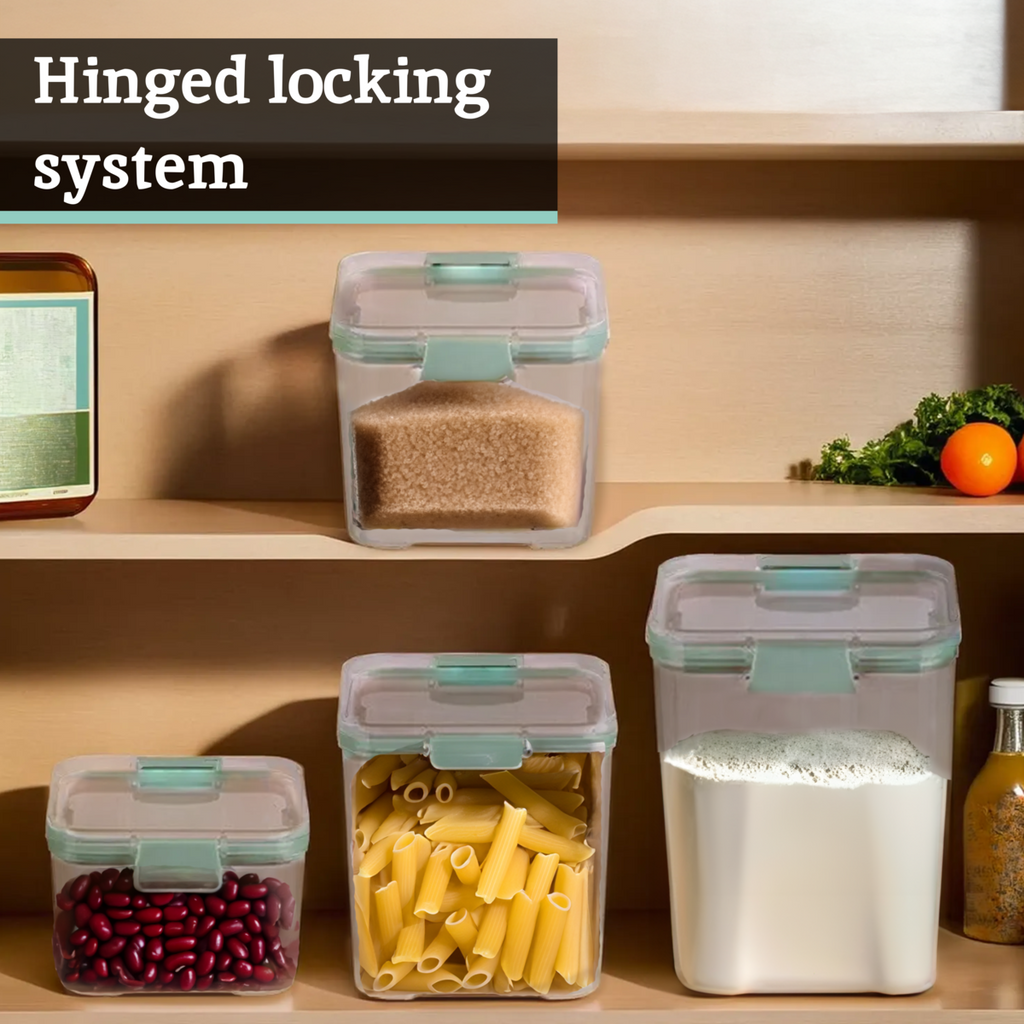 Orsina Food Storage Containers – 4-Piece Airtight Stackable Grub Tub Set