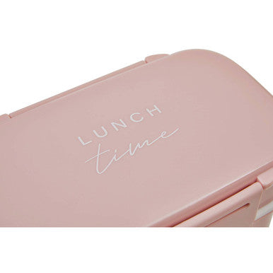 Orsina 5-Compartment Bento Lunch Box with Cutlery – Light Pink