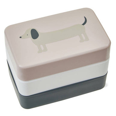 Orsina Grub Tub Dog Lunch Box – 3-Tier Stackable Bento with Cutlery