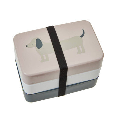 Orsina Grub Tub Dog Lunch Box – 3-Tier Stackable Bento with Cutlery