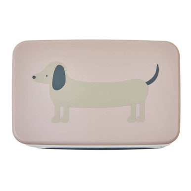 Orsina Grub Tub Dog Lunch Box – 3-Tier Stackable Bento with Cutlery