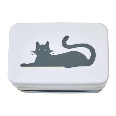 Orsina Cat Bento Lunch Box with Cutlery – 3-Tier Stackable Food Container