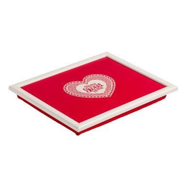 Orsina Home Sweet Home Lap Tray – Cushioned Laptop Desk with Beanbag Base