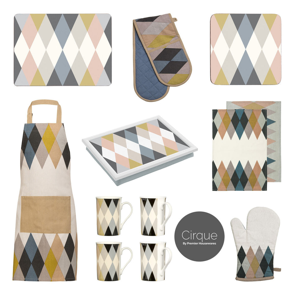 Orsina Cirque Harlequin Lap Tray – Cushioned Portable Laptop Desk