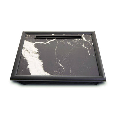 Orsina Marble Lap Tray with iPad Holder – Portable Bed Desk and Tablet Stand