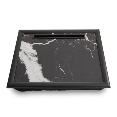 Orsina Marble Lap Tray with iPad Holder – Portable Bed Desk and Tablet Stand